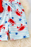 Boys crab printed boys set. OFB40097-AMY