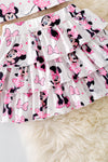 Cute Character printed girls skort set. OFG50907 SOL