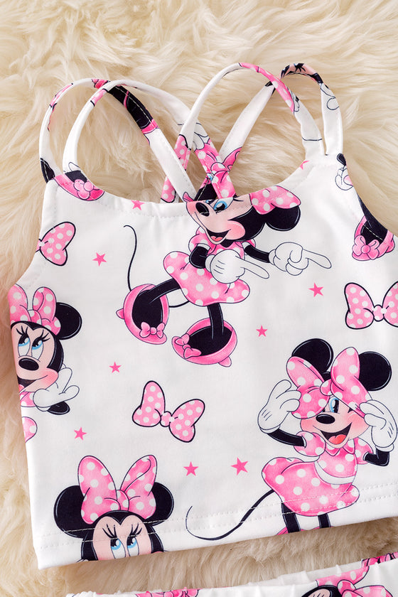 Cute Character printed girls skort set. OFG50907 SOL