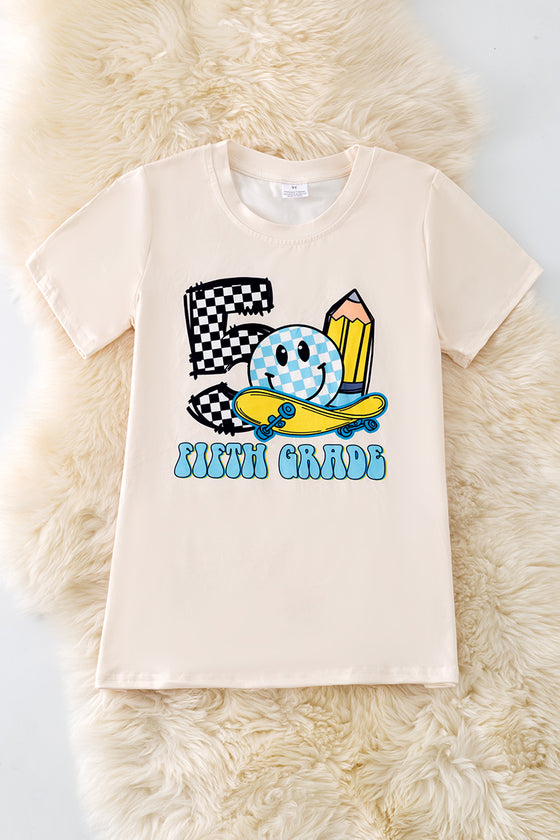 Back to school grade tee-shirt.