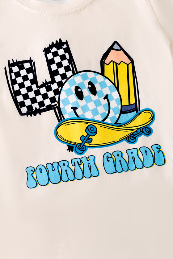 Back to school grade tee-shirt.