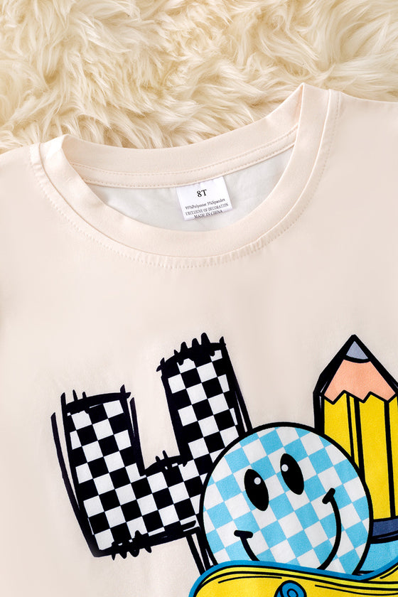 Back to school grade tee-shirt.