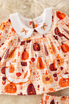 Autumn, multi printed pumpkin baby set. RPG61276 SOL