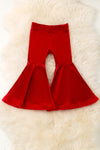 Cute velvety bell bottoms with fur trim. PNG5054JEAN
