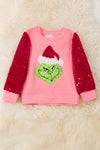 Christmas Grinc* application sweatshirt. TPG50522 SOL