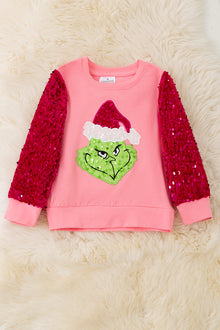  Christmas Grinc* application sweatshirt. TPG50522 SOL