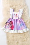 K-Pop Themed dress with ruffle hem and angel sleeve. DRG61741 SOL