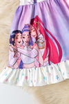 K-Pop Themed dress with ruffle hem and angel sleeve. DRG61741 SOL