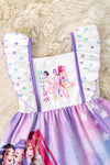 K-Pop Themed dress with ruffle hem and angel sleeve. DRG61741 SOL
