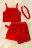 Red sequins 2 piece set. OFG40716 AMY