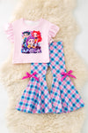 K-P Lt. pink top and gingham bottoms. OFG60968 JEAN