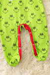Christmas character baby bodysuit with snaps. RPB60323 MON