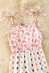 Western multi patch printed romper. PNG60187 JEAN