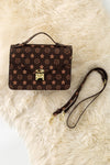 Chocolate Brown girls inspired purse. BBG60120 S