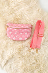 Star pattern printed bag/can be use as a belt bag or crossbody. BBG65153013
