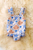 Seashells & sea star printed baby swimsuit. SWG50172 SOL