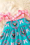 "Dearly Loved" Girls western tunic & gingham bell bottoms. OFG50616 AMY