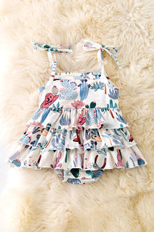  Western printed 3 layer baby onesie with snaps. RPG51309 AMY