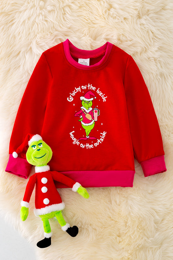 TPG40283 NAY: Christmas character printed sweatshirt.🎄