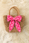 Cute Fuchsia inspired today bag w/big bow.  BBG40023