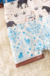 Western  block printed boys baby romper. RPB50287 SOL