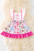 I'm a Swift*e multi-printed girls dress. DRG51318