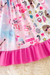 I'm a Swift*e multi-printed girls dress. DRG51318