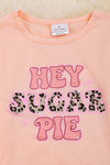 Hey Sugar Pie" ruffle sleeve top & champaign sequins bottoms. OFG05154004 SOL