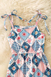 Multi-Printed floral relax fit romper. PNG60154 JEAN