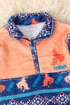 Howdy" Horse rider printed pullover sweater. TPB50514 JEAN