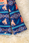 Howdy" Horse rider printed pullover sweater. TPB50514 JEAN