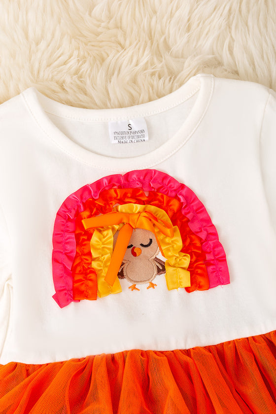 Thanksgiving ruffle tunic and cute leggings. CXCKTZ-210-121190 SOL
