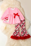 Santa 3d pattern printed 2 piece set. OFG52340 JEAN
