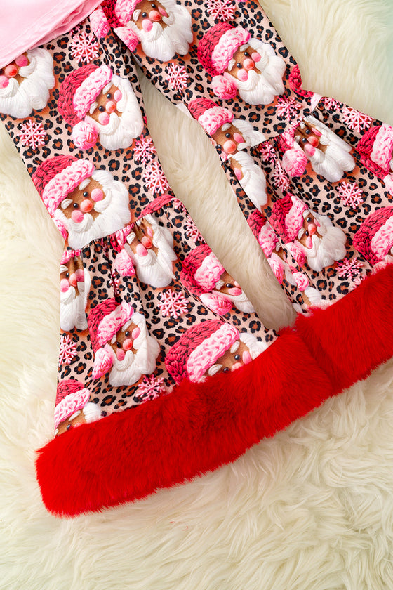 Santa 3d pattern printed 2 piece set. OFG52340 JEAN