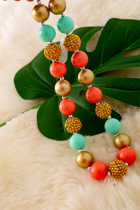 Multi-Color bubble necklace. 3PCS/$12.00 ACG40496 S