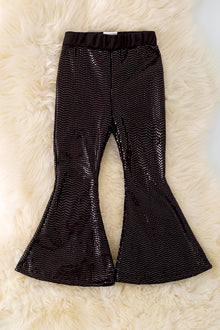  Black shimmery bell pants. PNG40232 wen
