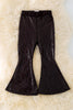 Black shimmery bell pants. PNG40232 NAY