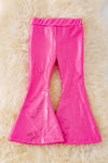 Hot pink shimmery bell pants. PNG40233 sol