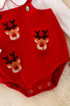 Deer embroidery baby onesie with undershirt. RPG40736 SOL