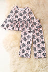 Checker heart printed girls tunic & pants. OFG60080 AMY
