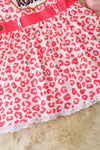 Cheetah printed dress with lace hem. (Shirt not included) DRG60142 SOL