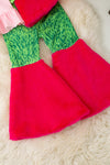 That's it. I'm not going" girls lt. pink tunic with faux fur bell sleeves and bell bottoms. OFG53240 Jean