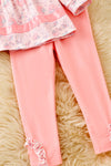 Pumpkin printed tunic with cotton leggings. OFG61737 AMY