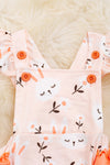 Easter bunny printed lt. coral & ruffle on the sides. RPG20204004 AMY