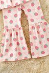 Strawberry printed tunic & bell bottoms. OFG62050 AMY
