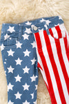 Star & Stripe denim bootcut pants. PNG60026 SOL