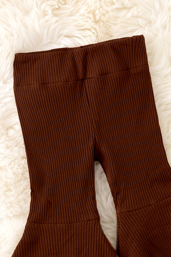 Girls ribbed bell bottoms! (AVAILABLE IN 3 COLORS)
