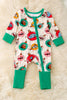 🎍Bamboo car character printed baby onesie. RPB51084 AMY
