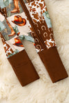 🎍Bamboo made western printed baby onesie with fold over footie. RPB50952 JEAN