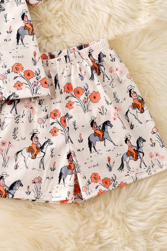 (WOMEN) Floral western pajamas PJW50064 AMY